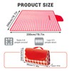 Picnic Blanket Waterproof Beach Blanket Picnic Blankets Picnic Mat Red