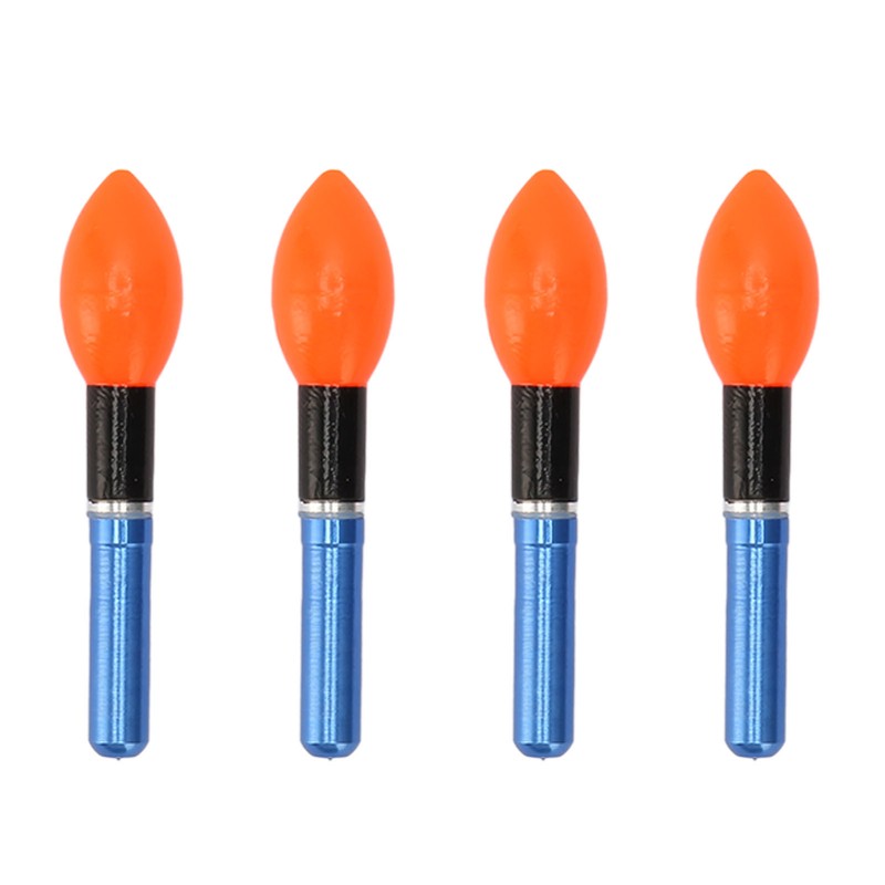 4pcs Bobber Light Glow Sticks Reusable Bulb Type Electronic Fishing