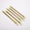 UtySty 4 Pack Table Leg Flat Mending Plate 12'' Straight