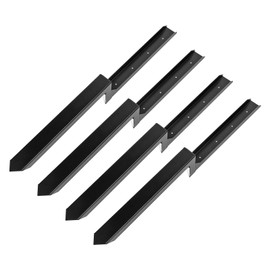 Fence Post,Fence Post Repair,Fence Stakes,Fence Post Anchor,Fence Post Anchor Ground Spike Fence Post Support for Tilted Broken Wood Fence (4pack)