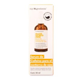 MY INGREDIENTS, Sérum de Cafeína, para el Área Debajo de los Ojos, Reduce Ojeras, e Inflamación, 30 ml