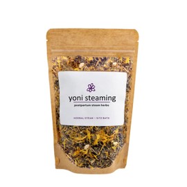 4oz Postpartum Sitz Bath Soak & Yoni Steaming Herbs For After Birth Recovery | 4-6 Steams | Natural Remedy For Healing Perineal Tissues, Hemorrhoids, Episiotomies | 100% Organic Vaginal Steam Herbs