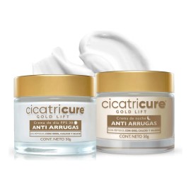Pack x2 Cicatricure Crema Gold Lift Da Y Noche 50g