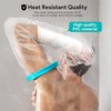Funda impermeable para ducha, Vendaje de Ducha Hermético, Manguitos Reutilizables