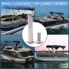 Top Connector Bracket Mounting Bolt Replacement Compatible with Bennington SS