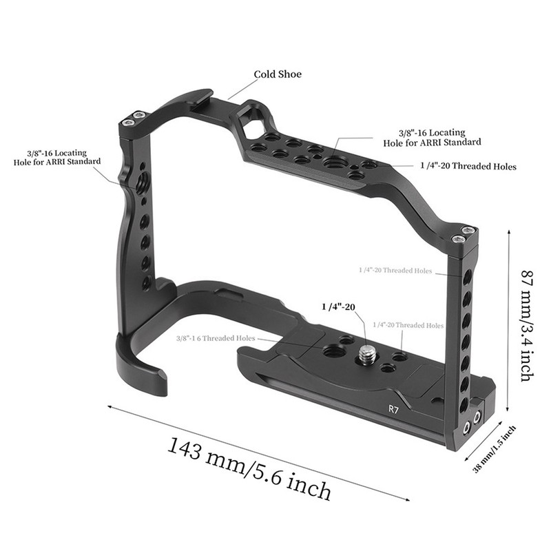 Camera Cage Professional Aluminium Alloy Camera Cage Rig Stabilizer for