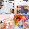 5X Magnifying Glass with Clip for Reading, 10x6 inch Large