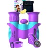 Kids Binoculars 8x21 Purple- Girls Age 3-12, Shock Proof Compact