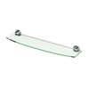 Gatco 4686 Channel Glass Shelf, Chrome