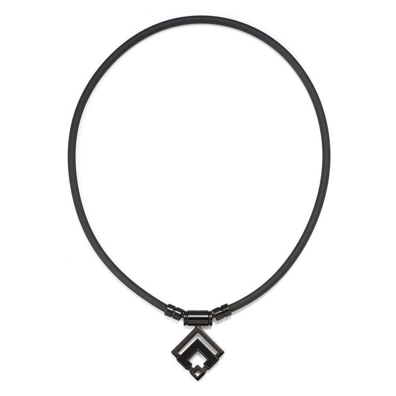 [コラントッテ] 磁気ネックレス TAO ネックレスα ARAN グロスブラック Lサイズ メンズ 男性 人気