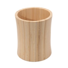 The Pretty Turtle Bamboo Kitchen Counter Utensil Crock Holder Caddy (Natural Large)
