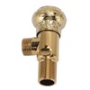 Angle Stop Valve Gold Antique Full Copper Carving Thicken Cold