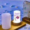 2 Pieces Cylinder Light Resin Silicone Mold Set, Include Cylinder