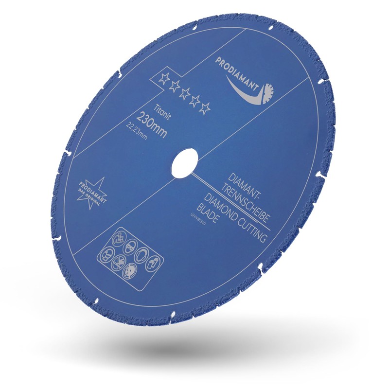 PRODIAMANT Metal Multicut Cutting Disc Titanite 230 mm x 22.2