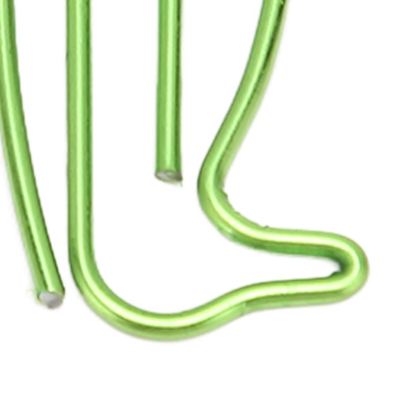 100Pcs Paper Clips Cute Unique Penguin Shape Electroplating Process Lightweight