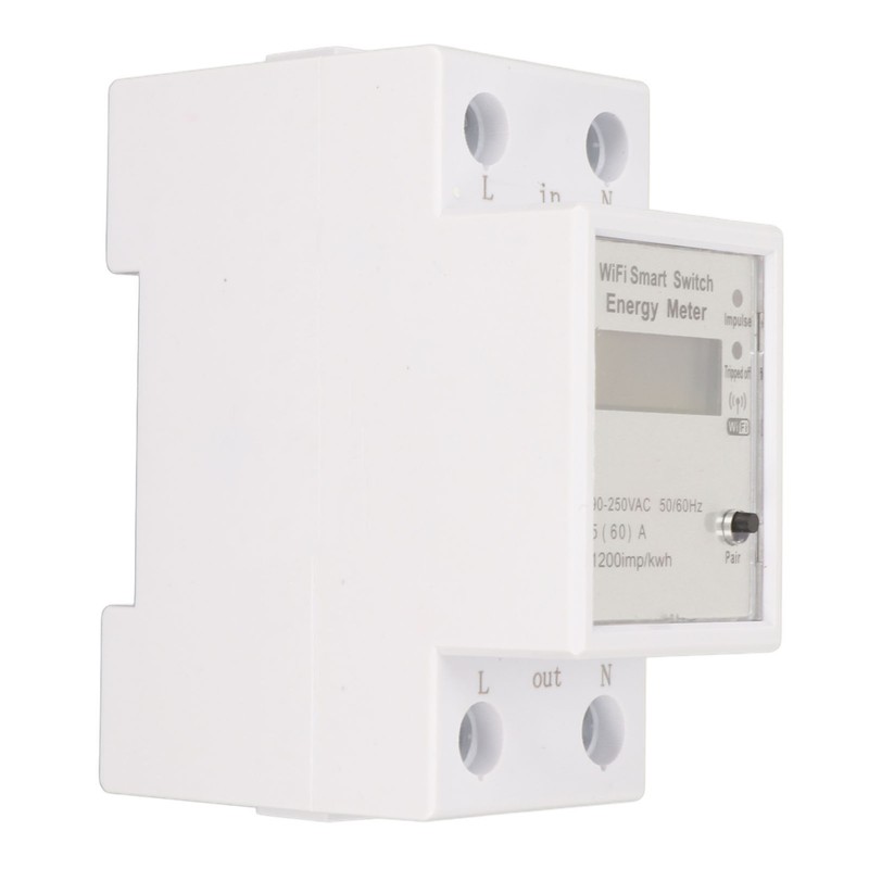 WiFi Electricity Meter LCD Display Watt Hour Meter APP Control