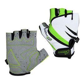 3S Sports Men’s Cycling Half Finger Gloves Bicycle Gel Padded Fingerless Glove For Bike Riding Sports