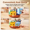 GAMENOTE Rotating Art Supplies Organizer - Lazy Susan Office School