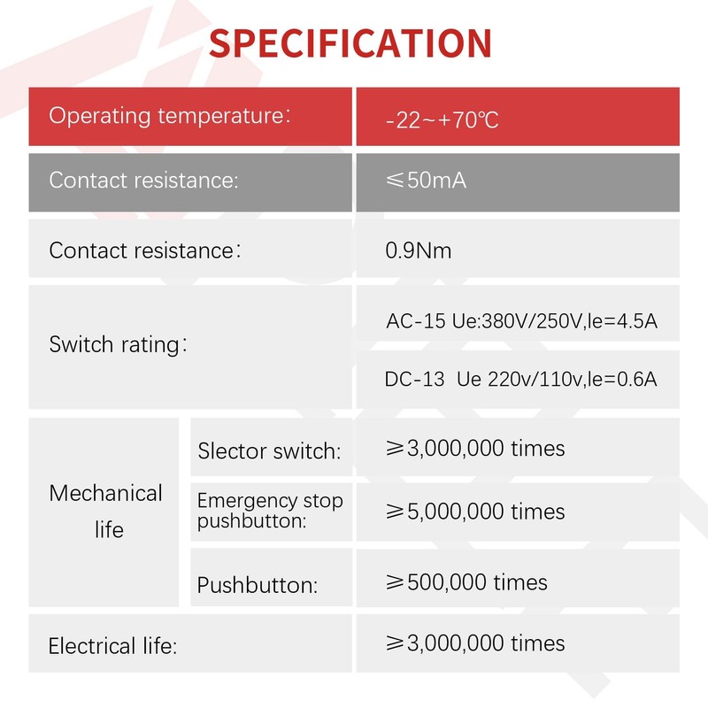 APIELE 2PCS 22MM Momentary Push Button Switch Red Green 10A