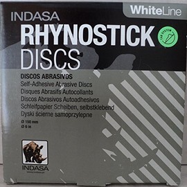 Indasa 6" PSA 220 grit Sanding Discs, Qty.100 discs/BOX