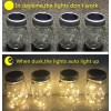Aubasic Solar Mason Jar Lights 4 Pack 30 LEDs Waterproof