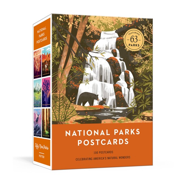Clarkson Potter National Parks Postcards: 100 Illustrations That Celebrate America's