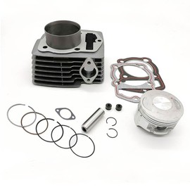 150cc Cylinder Piston Rings Gasket Kit for Honda CRF150F CRF 150 F 2003-2005, Silver