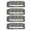 4 Set 4 Digit Digital Tube LED Display Board 7
