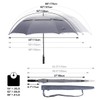 G4Free 62 Inch Automatic Open Golf Umbrella Extra Large Oversize