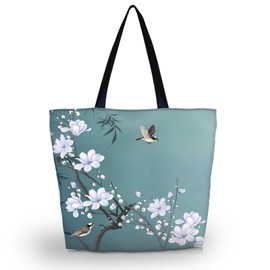 AOKSUNOVA Shoulder Bag Shopper Foldable Shopping Bag Fabric Bag Women's Printed Beach Bag Beach Bag, Gw-152