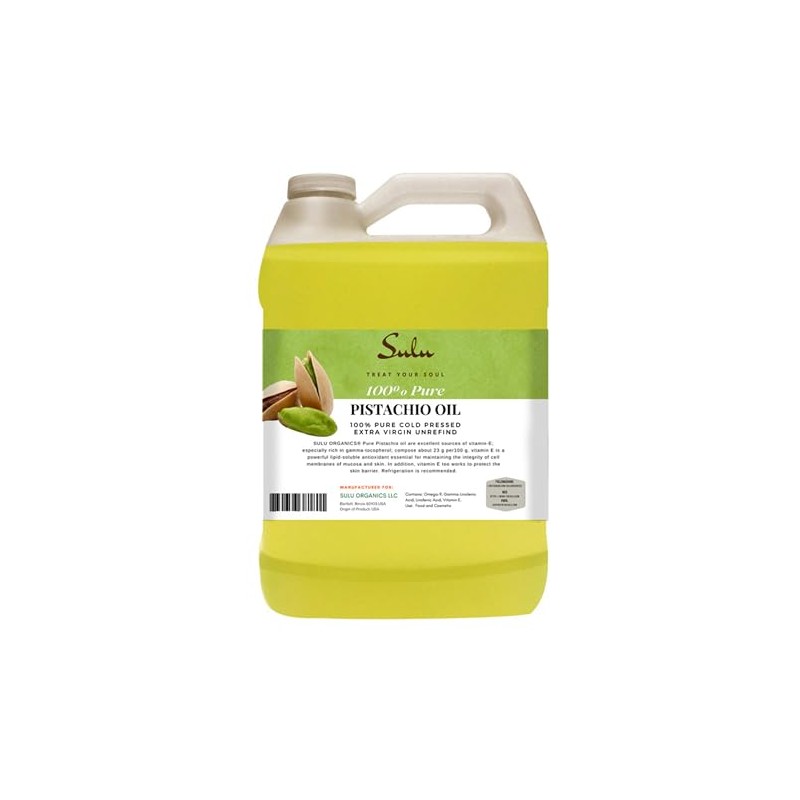 100% Pure Organic Extra Virgin Unrefined Pistachio Oil (8 oz)
