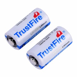 Trustfire Lithium Battery CR123A 123A 1400mAh 85177 3V Cell Batteries EXP 2034 - 2* CR123A Batery