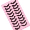 Eyelashes Russian Strip Lashes Natural Fluffy Wispy D Curly Effect