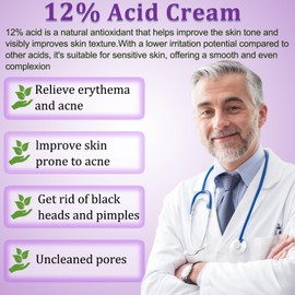 12% Acid Spot Cream - Acne Cream for Face - Facial acne Scar Treatment - Pimple cream Face Moisturiser - Facial Serum Skin Care Faded Dark Spots, Blackhead, Redness, Even Skin Tone