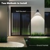 Flacchi Solar Lights Outdoor Waterproof - 2 Lighting Modes Solar