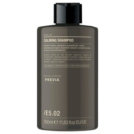 PREVIA Extralife Calming Shampoo | Soothing Formula for Sensitive Scalp | Natural Ingredients & Plant-Based Surfactants | Paraben Free | Gentle Hair Care | 11.83 oz