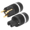 Monosaudio Pure Copper 24K GoldPlated Power Plug for Audio Power