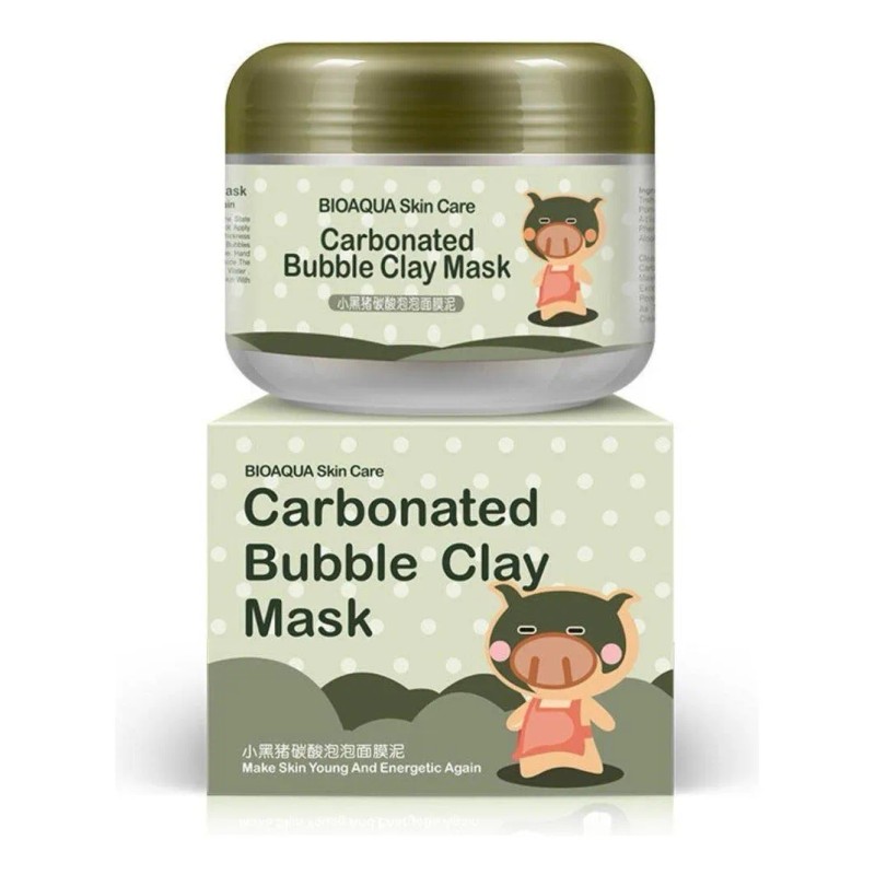 Mascarilla Facial Piel Bioaqua Carbonated Bubble Clay Mask 100g