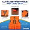 TrailCrest by Treel Kid's Upland Deluxe Blaze Orange Safety Front