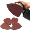 40pcs Mouse Detail Sander Sandpaper Pads Sheets 180 Grits 5