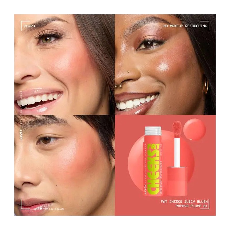 NYX Professional Makeup Fat Cheeks Blush Papaya Plump