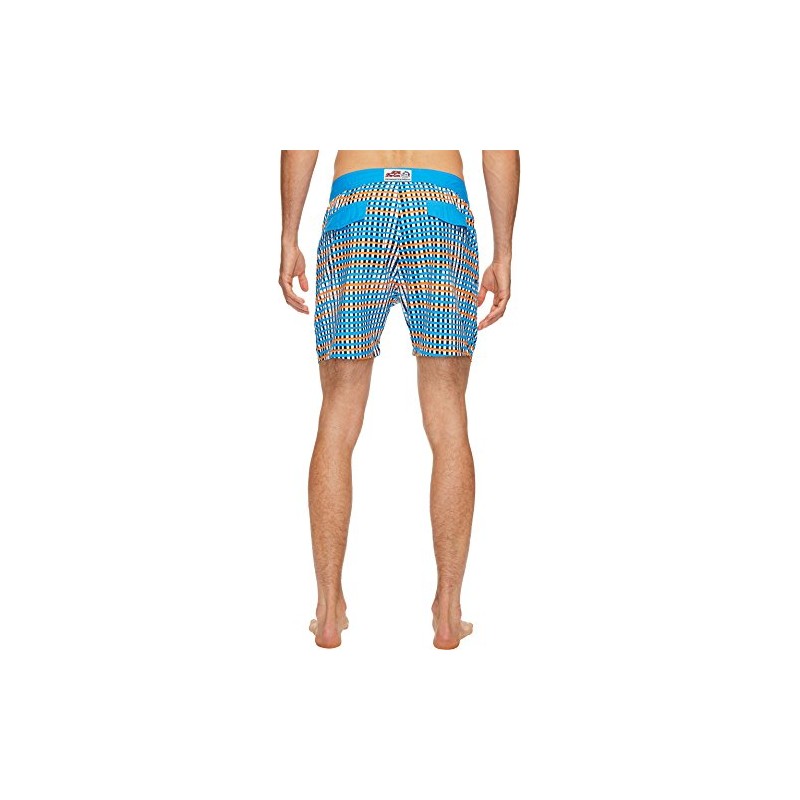 Mr. Swim Bañador para Hombre con Estampado Tejido, Azul, (Sky