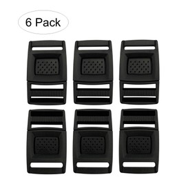 EesTeck 10 Pack 20mm Release Buckles Plastic Center Release Buckle Clips Clasp Backpack Replacement Buckle for Strap