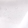 Homehold 180cm Wide By 220cm High White Shower Curtain, Waterproof