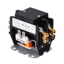 DMiotech HVAC Contactor, 2 Pole FLA 25 Amps 120V Coil Air Conditioner Contactor Compressor Condenser Motor AC Definite Purpose Contactor, UL Listed