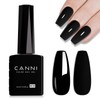 CANNI CANNI Black Gel Nail Polish, 1Pcs Gel Polish Black