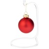 Plymor Clear Acrylic Rod 5.125" Ornament Hanger/Display Stand (4.5" Hang