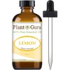 Lemon Essential Oil 4 oz 100% Pure Undiluted Therapeutic Grade