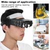 1.5X 3X 9.5X 11X Head Wearing Magnifier Multi Functional LED