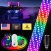 Ehaho 3FT Fat Whip Lights for UTV ATV with Spring